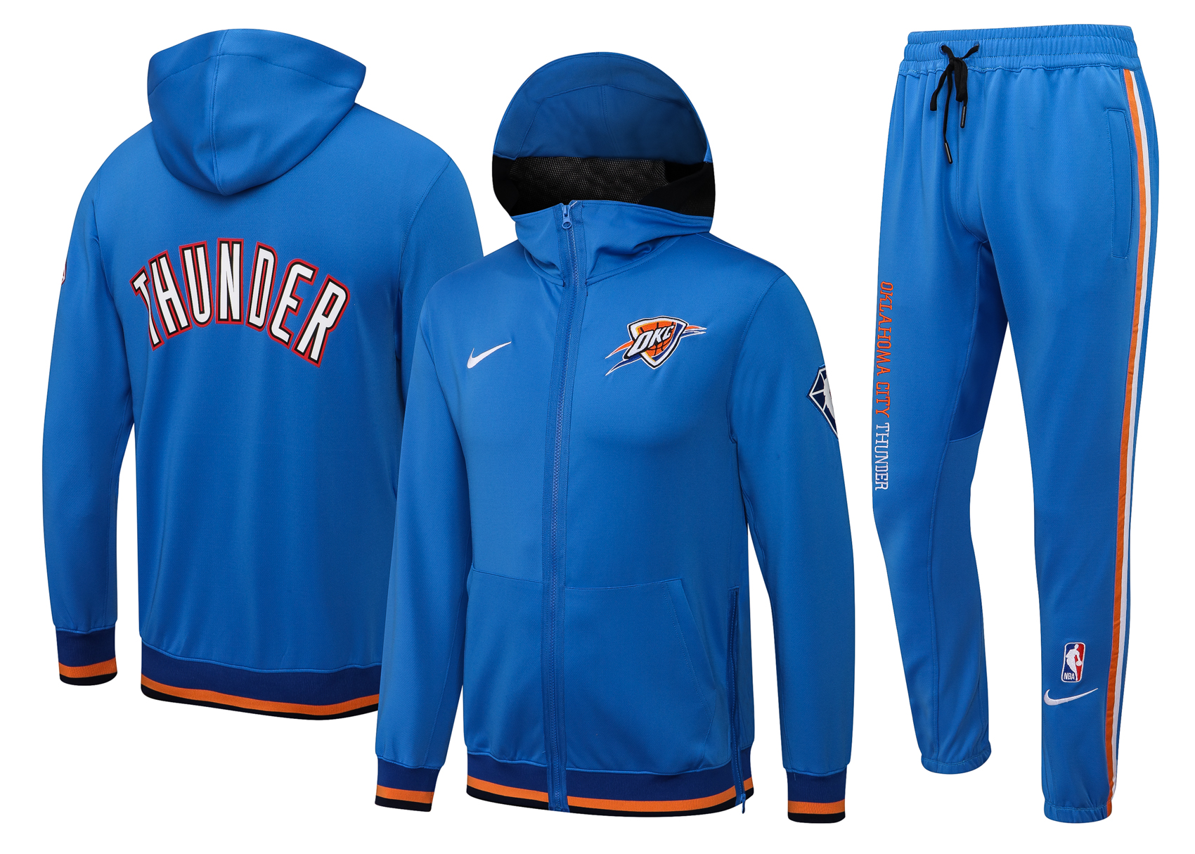 Men Oklahoma City Thunder blue  2024 NBA Nike Training suit->memphis grizzlies->NBA Jersey